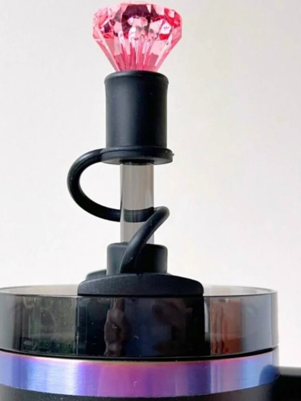 💗 Summer Heat Birthday Anniversary Stanley LV Brown Tumbler w/ Gem & Boot 💗 - Picture 2 of 8